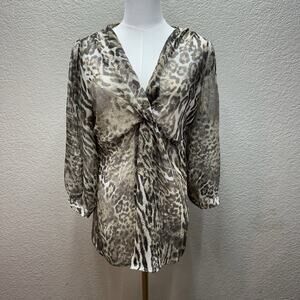 New York and company long sleeve blouse Medium